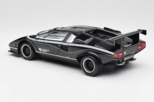 Lamborghini Countach LP500S Melns Kyosho 1:18 08326K Metāls — attēls 7 no 8