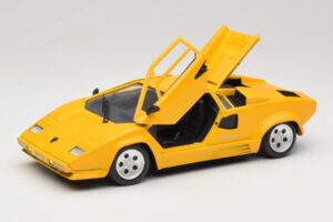 Lamborghini Countach TC Dzeltens Tonka 1:18 09035-R1 Metāls — attēls 2 no 8