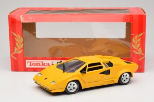 Lamborghini Countach TC Dzeltens Tonka 1:18 09035-R1 Metāls — attēls 8 no 8