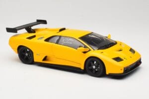 Lamborghini Diablo GTR Dzeltens Hot Wheels 1:18 53885 Metāls — attēls 6 no 8
