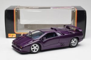 Lamborghini Diablo Jota Violets Maisto 1:18 50276 Metāls — attēls 8 no 8