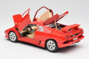 Lamborghini Diablo Sarkans Bburago 1:18 3028-M1 Metāls — attēls 5 no 8
