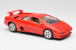 Lamborghini Diablo Sarkans Bburago 1:18 3028-M1 Metāls — attēls 6 no 8