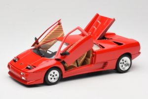 Lamborghini Diablo Sarkans Tonka 1:18 59400 Metāls — attēls 2 no 8