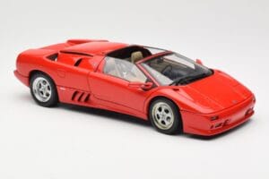 Lamborghini Diablo Roadster Sarkans AUTOart 1:18 70091 Metāls — attēls 6 no 8