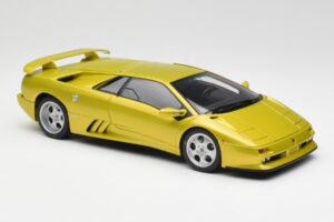 Lamborghini Diablo SE30 Anniversary Edition Dzeltens Spyder AUTOart 1:18 79157 Metāls — attēls 6 no 8