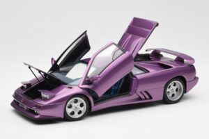 Lamborghini Diablo SE30 Jota Metallic Lillā AUTOart 1:18 79142 Kompozīts — attēls 2 no 8