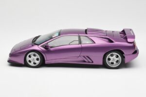 Lamborghini Diablo SE30 Jota Metallic Lillā AUTOart 1:18 79142 Kompozīts — attēls 4 no 8