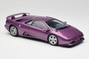 Lamborghini Diablo SE30 Anniversary Edition Metallic Lillā AUTOart 1:18 79158 Metāls — attēls 6 no 8