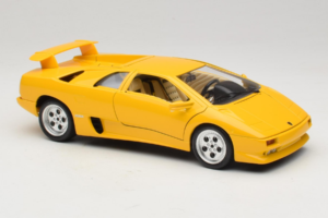 Lamborghini Diablo Dzeltens Bburago 1:18 3041-M2 Metāls — attēls 6 no 8