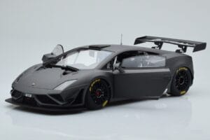 Lamborghini Gallardo GT3 FL2 Tumši Pelēks AUTOart 1:18 81360 Metāls — attēls 2 no 8
