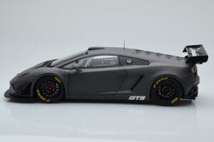 Lamborghini Gallardo GT3 FL2 Tumši Pelēks AUTOart 1:18 81360 Metāls — attēls 4 no 8