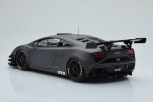 Lamborghini Gallardo GT3 FL2 Tumši Pelēks AUTOart 1:18 81360 Metāls — attēls 7 no 8