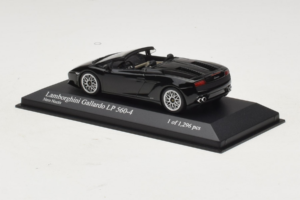 Lamborghini Gallardo LP560-4 Spyder Melns Minichamps 1:43 400103830 Metāls — attēls 3 no 5