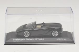 Lamborghini Gallardo LP560-4 Spyder Melns Minichamps 1:43 400103830 Metāls — attēls 4 no 5