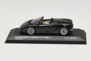 Lamborghini Gallardo LP560-4 Spyder Melns Minichamps 1:43 400103830 Metāls