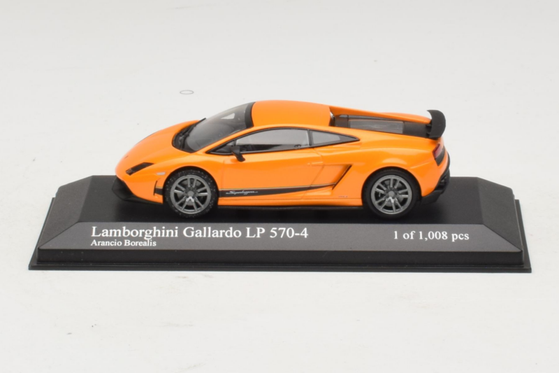 Lamborghini Gallardo LP570-4 Superleggera Oranžs Metallisks Minichamps 1:43 400103841 Metāls