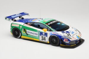 Lamborghini Gallardo LP600+ GT3 Reiter Engineering #34 H-J. Stuck / D. Rostek ADAC 24 Hours Nurburgring 2011 Minichamps 1:18  — attēls 4 no 6