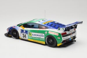 Lamborghini Gallardo LP600+ GT3 Reiter Engineering #34 H-J. Stuck / D. Rostek ADAC 24 Hours Nurburgring 2011 Minichamps 1:18  — attēls 5 no 6