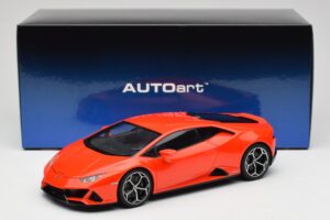 Lamborghini Huracan EVO Arancio Xanto AUTOart 1:18 79214 Kompozīts — attēls 8 no 8