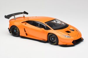 Lamborghini Huracan LP620-2 Super Trofeo Arancio Borealis Pearl Effect Oranžs AUTOart 1:18 81558 Metāls — attēls 7 no 8