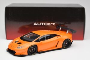 Lamborghini Huracan LP620-2 Super Trofeo Arancio Borealis Pearl Effect Oranžs AUTOart 1:18 81558 Metāls — attēls 8 no 8