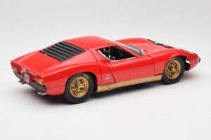 Lamborghini Miura Sarkans Anson 1:18 30302 Metāls — attēls 3 no 8