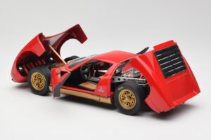 Lamborghini Miura Sarkans Anson 1:18 30302 Metāls — attēls 5 no 8