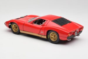 Lamborghini Miura Sarkans Anson 1:18 30302 Metāls — attēls 7 no 8