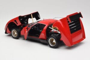 Lamborghini Miura SVR Sarkans & Melns Kyosho 1:18 08319R Metāls — attēls 5 no 8