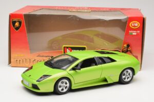Lamborghini Murcielago Zaļš Bburago 1:18 3316-M1 Metāls — attēls 8 no 8