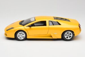 Lamborghini Murcielago LP640 Dzeltens Bburago 1:18 23124646-M1 Metāls — attēls 4 no 8