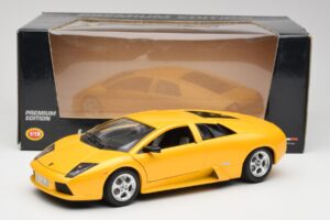 Lamborghini Murcielago LP640 Dzeltens Bburago 1:18 23124646-M1 Metāls — attēls 8 no 8