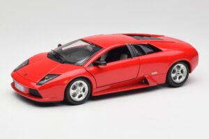Lamborghini Murcielago Sarkans Bburago 1:18 3316 Metāls