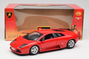 Lamborghini Murcielago Sarkans Bburago 1:18 3316 Metāls — attēls 8 no 8