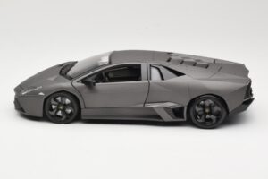 Lamborghini Reventon Matte Grey Bburago 1:18 18-11029 Metāls — attēls 4 no 8