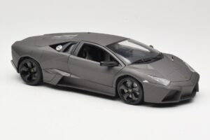 Lamborghini Reventon Matte Grey Bburago 1:18 18-11029 Metāls — attēls 6 no 8