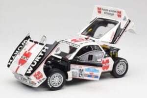 Lancia 037 #1 G. Cunico / E. Bartolich Targa Florio Winner 1983 Kyosho 1:18 08302H Metāls — attēls 2 no 8