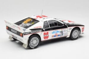Lancia 037 #1 G. Cunico / E. Bartolich Targa Florio Winner 1983 Kyosho 1:18 08302H Metāls — attēls 3 no 8