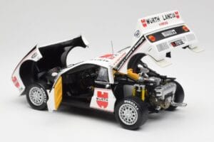 Lancia 037 #1 G. Cunico / E. Bartolich Targa Florio Winner 1983 Kyosho 1:18 08302H Metāls — attēls 5 no 8