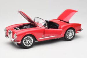 Lancia Aurelia B24 Spider Sarkans Bburago 1:18 3010 Metāls — attēls 2 no 8