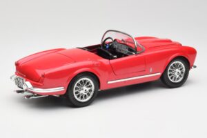 Lancia Aurelia B24 Spider Sarkans Bburago 1:18 3010 Metāls — attēls 3 no 8