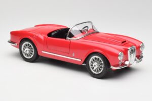 Lancia Aurelia B24 Spider Sarkans Bburago 1:18 3010 Metāls — attēls 6 no 8