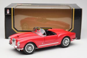 Lancia Aurelia B24 Spider Sarkans Bburago 1:18 3010 Metāls — attēls 8 no 8
