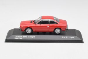 Lancia Beta Coupe Sarkans Minichamps 1:43 400125720 Metāls