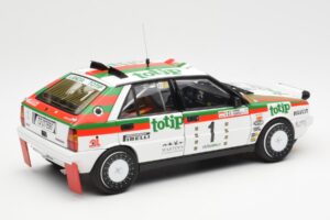 Lancia Delta HF 4WD #1 D. Cerrato Totip Rally Targa Florio 1987 Kyosho 1:18 08960C Metāls — attēls 3 no 8