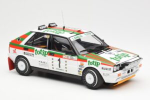 Lancia Delta HF 4WD #1 D. Cerrato Totip Rally Targa Florio 1987 Kyosho 1:18 08960C Metāls — attēls 6 no 8