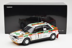 Lancia Delta HF 4WD #1 D. Cerrato Totip Rally Targa Florio 1987 Kyosho 1:18 08960C Metāls — attēls 8 no 8