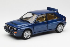 Lancia Delta HF Integrale Evo II Zils Kyosho 1:18 08341BL Metāls