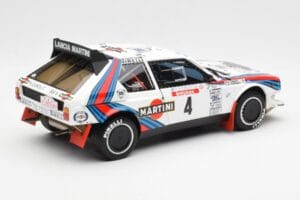 Lancia Delta S4 Martini #4 H. Toivonen / S. Cresto Rally Tour de Corse 1986 AUTOart 1:18 88620 Metāls — attēls 3 no 8